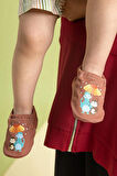 Umbrella Flower Hyper Tarçın Kahve Barefoot Akıllı Patik