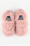 Furry Furry Pembe Kürk Barefoot Patik (Hediye Seti)