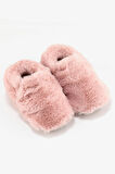 Furry Furry Pembe Kürk Barefoot Patik (Hediye Seti)