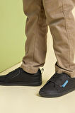 Smart Walker Casual Süper Mat Siyah Barefoot Çocuk Ayakkabı