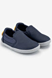 Smart Walker Slip-On #Tags Süper Mat Lacivert Barefoot Işıklı Çocuk Ayakkabı