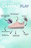 Smart Walker Canvas Play Toz Pembe Barefoot Çocuk Ayakkabı