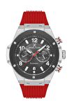 DANIEL KLEIN DK103-DK.1.13615-8 KIRMIZI SİLİKON KORDON ERKEK KOL SAATİ