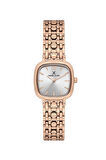 Daniel Klein DK.1.13876-6 Metal Kordonlu Kare Kasa Rose Gold Kadın Kol Saati