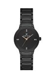 DANIEL KLEIN DK102-DK.1.13722-7 SİYAH İYON KAPLAMA KADIN KOL SAATİ