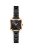 DANIEL KLEIN DK102-DKE.1.10852-6 SİYAH İYON KAPLAMA KARE KADIN KOL SAATİ