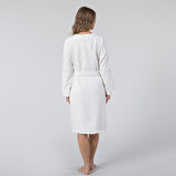 Floss Unisex Bornoz Ekru