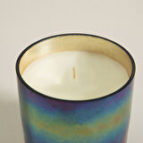 Metal Harfli Kokulu Mum Gunmetal