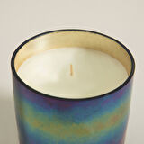 Metal Harfli Kokulu Mum Gunmetal