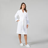 Derin Unisex Bornoz Lazulı Mavi