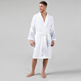 Derin Unisex Bornoz Lazulı Mavi
