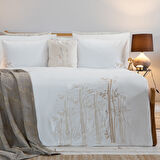 Native Ekstra Çift Kişilik Nevresim Seti 260x220 cm  Ekru