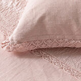 Luna Ekstra Çift Kişilik Yatak Örtüsü Seti 280x250 cm KOYU SOMON