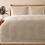 Anita Çift Kişilik Nevresim Seti 200x220 cm EKRU/ADACAYI