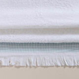 Endi Banyo Havlusu  70x140 cm Beyaz/Aqua