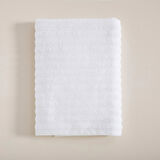 Waved Banyo Havlusu  70x140 cm Beyaz