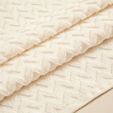 Zigzag El Havlusu 30x40 cm Ekru/Ekru