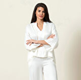 Crocus Pijama Takımı Ekru