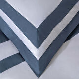 Camella Nevresim Seti 260x220 cm Beyaz/Mavi