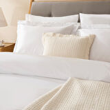 Edeline Nevresim Seti 200x220 cm Beyaz