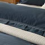 Glad Nevresim Seti 230x220 cm Mavi/Beyaz