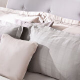 Saule Nevresim Seti 230x220 cm Soğuk Gri