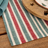 Bande Amerikan Servis 35x50 cm Ekru/Yeşil