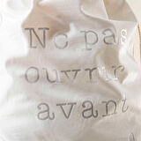 Maro Dekoratif Kese L Beyaz/Gümüş