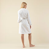 Valeri Kadın Bornoz Beyaz
