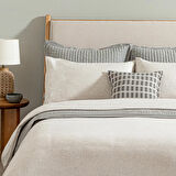 Mattia Nevresim Seti King Size 230x220 cm Beyaz/Gri