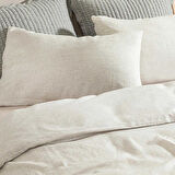 Mattia Nevresim Seti Ekstra King Size 260x220 cm Beyaz/Gri