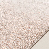 Bamboo Solid Banyo Paspası 40x60 cm Pudra
