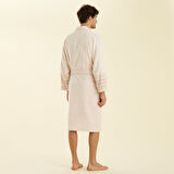 Derin Unisex Bornoz Pudra