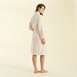 Derin Unisex Bornoz Pudra