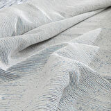 Alfıe Yatak Örtüsü King Beyaz-Mavi