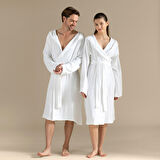 Armin Unisex Bornoz Ekru