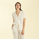 Corda Pıjama Takımı Ekru