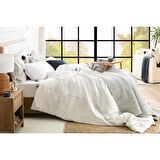 Lunha Nevresim Seti E.King Beyaz