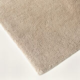 Bamboo Solid Banyo Paspası 60x100 cm Koyu Bej