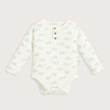 Little Driver Baskılı Body Ekru