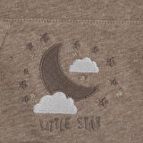 Dream Cloud Kapüşonlu Sweatshirt Bej/Melanj