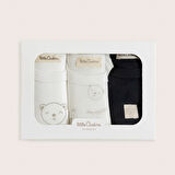 Cool Bear 3'lü Body Set Ekru/Lacivert