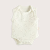 Cool Bear 3'lü Kolsuz Body Set Ekru/Lacivert