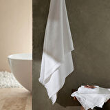 Noble Banyo Havlusu 85x150 Cm Beyaz