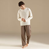 Verya Pijama Alt Koyu Kahve