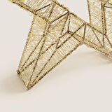 Rita Led Işıklı Yılbaşı Dekoru 40 cm Altın