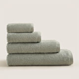 Solid Banyo Havlusu 85x150 cm DUMAN YEŞİLİ