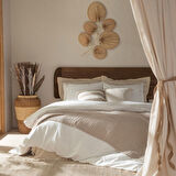 Perla Nevresim Seti 230x220 Cm Ekru