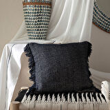 Clae Dekoratif Yastık Natural/Marin Mavi