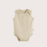 Happy Bee 3'Lü Kolsuz Body Set Taş/Ekru